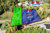 Prodej pozemku k bydlení, 1954 m2, Kraslice - Zelená Hora, cena 1299000 CZK / objekt, nabízí 